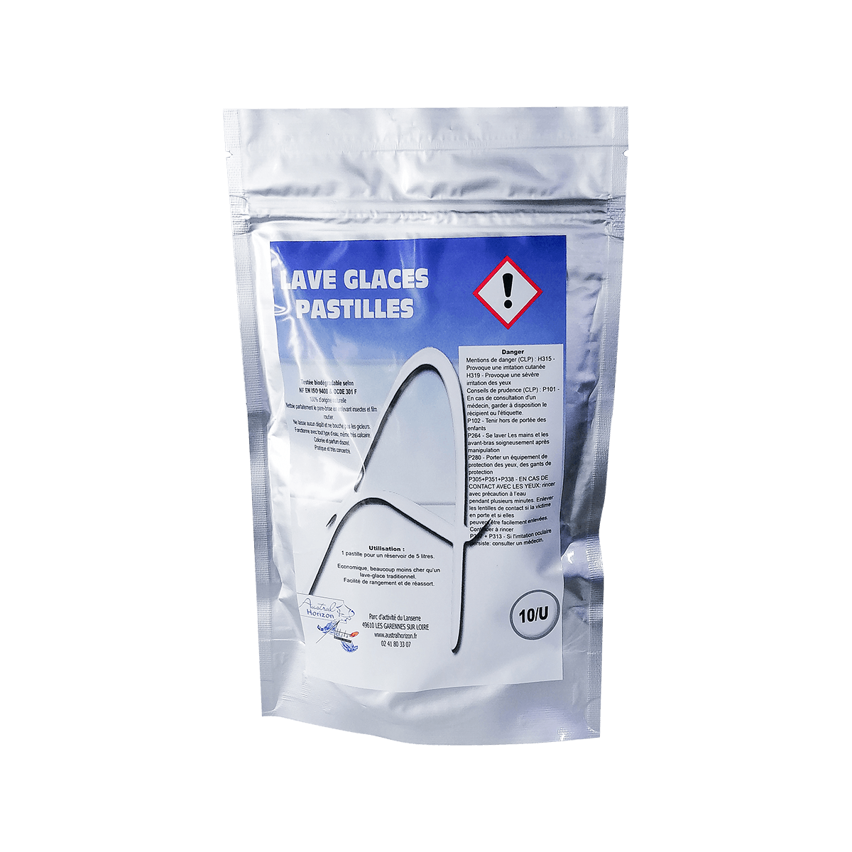 PASTILLE LAVE GLACE ANTIGEL ECOLOGIQUE BIODEGRADABLE BOITE 200 PASTILLES =  500 L